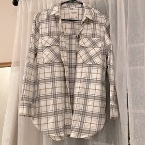 Abercrombie & Fitch oversized flannel shirt